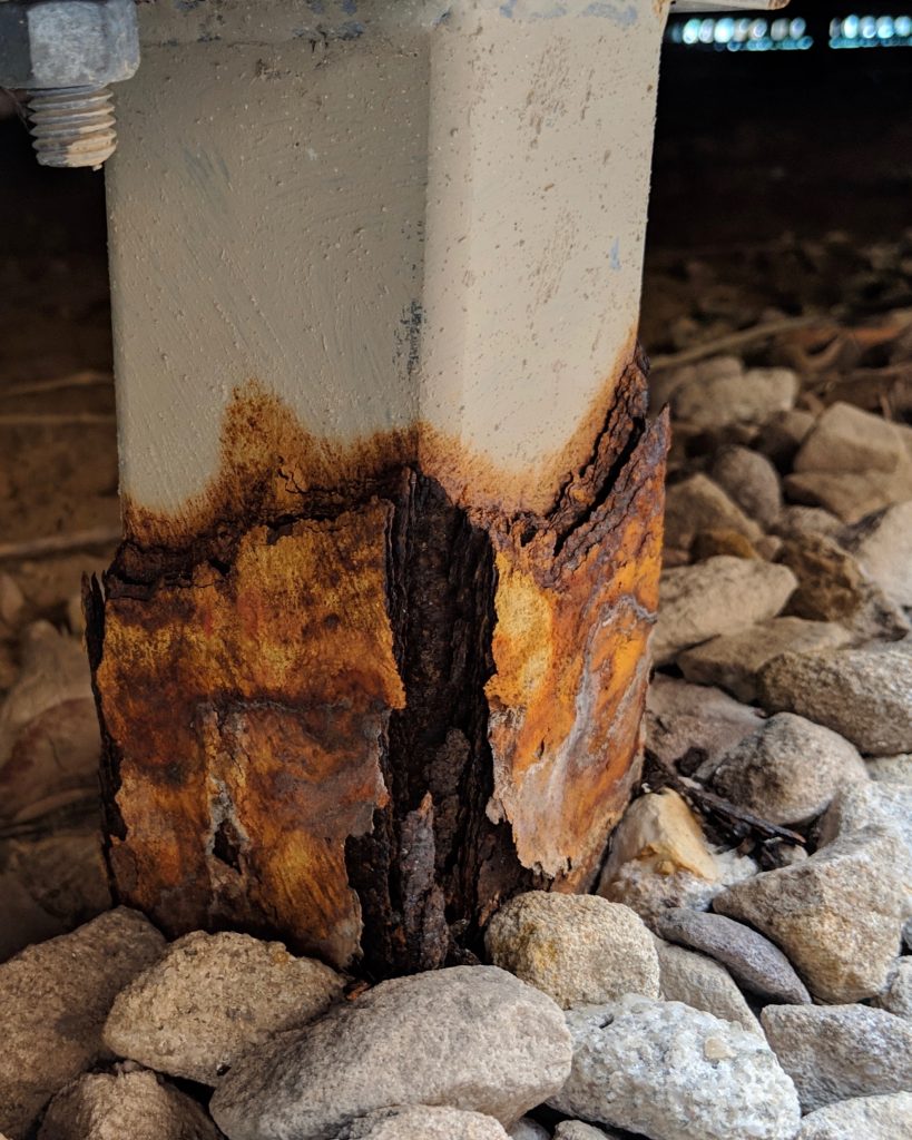 Repair old house stumps
